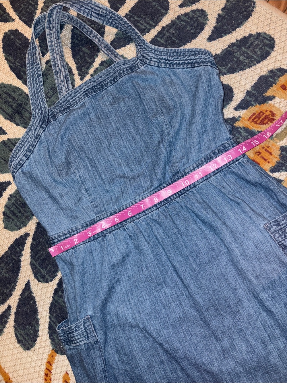 Madewell denim Apron Dress size 4 - Picture 3 of 8